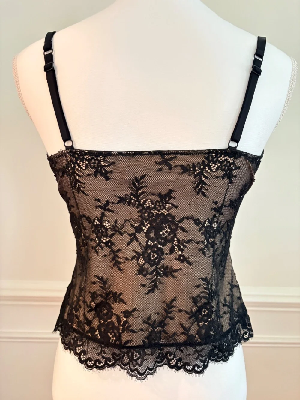 Popilush Shapewear Camisole Lace Black Size L Bralette - Picture 6 of 13